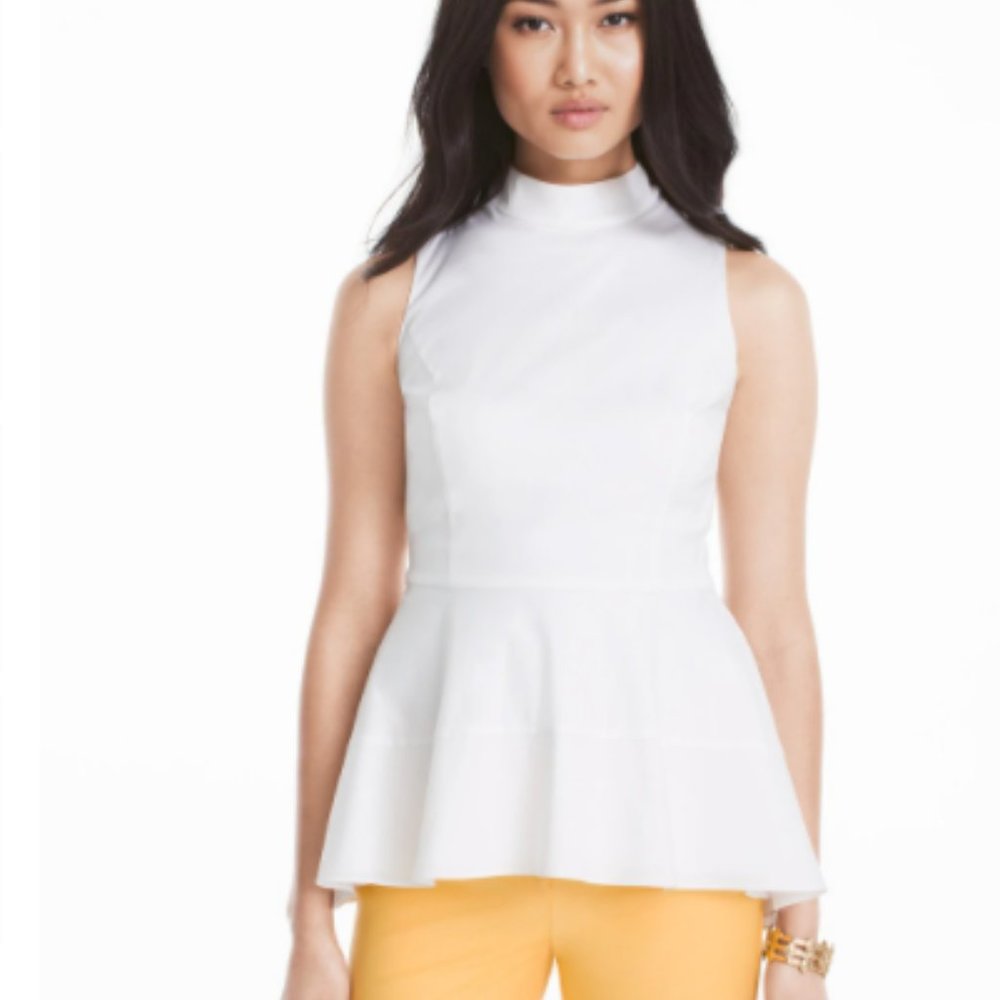 Black House White Market Peplum Top